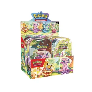 Pokemon Prismatische Entwicklungen Mini Tin Display (Deutsch)