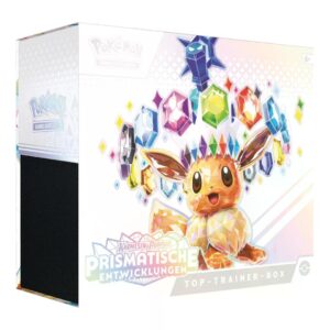 Pokemon Prismatische Entwicklungen Top Trainer Box (Deutsch)