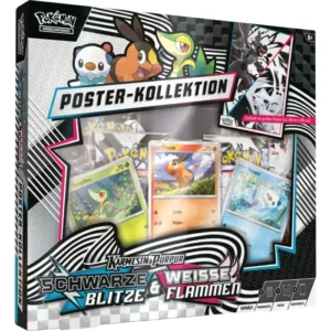 Pokemon Schwarze Blitze & Weiße Flammen Poster Kollektion (Deutsch)